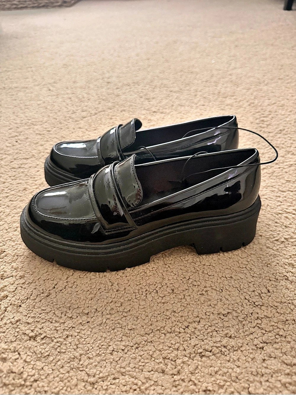 Aldo Tobey Chunky Loafer Black Platform Loafers New. Never been worn